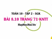 Bài 8.10 trang 71 Toán 10 tập 2 Kết nối tri thức: Bài toán chọn đội thi đấu cờ vua